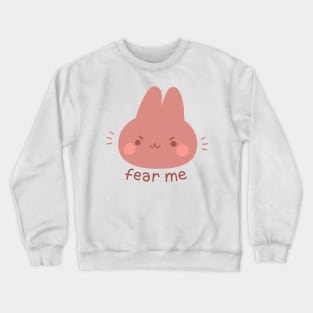 Fear Me Bunny ~Eyebrows Edition~ Crewneck Sweatshirt